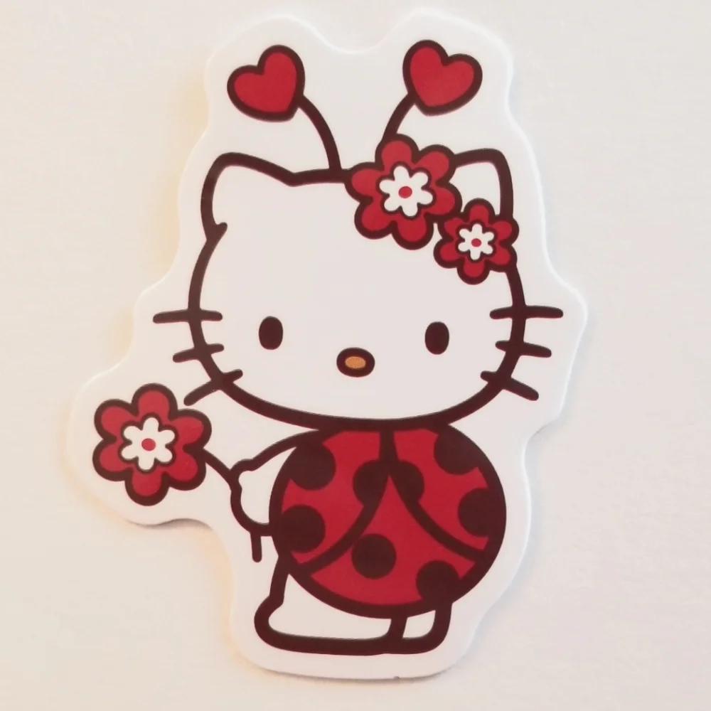 10/$10 Hello Kitty Ladybug Sticker - Picture 1 of 1